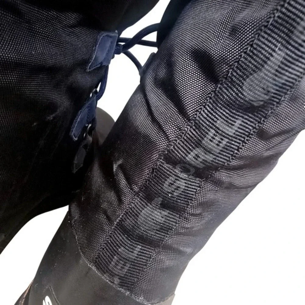 Sorel Waterproof‎ Winter Boots Black Tall Lace Up Snow Boots Size 6.5